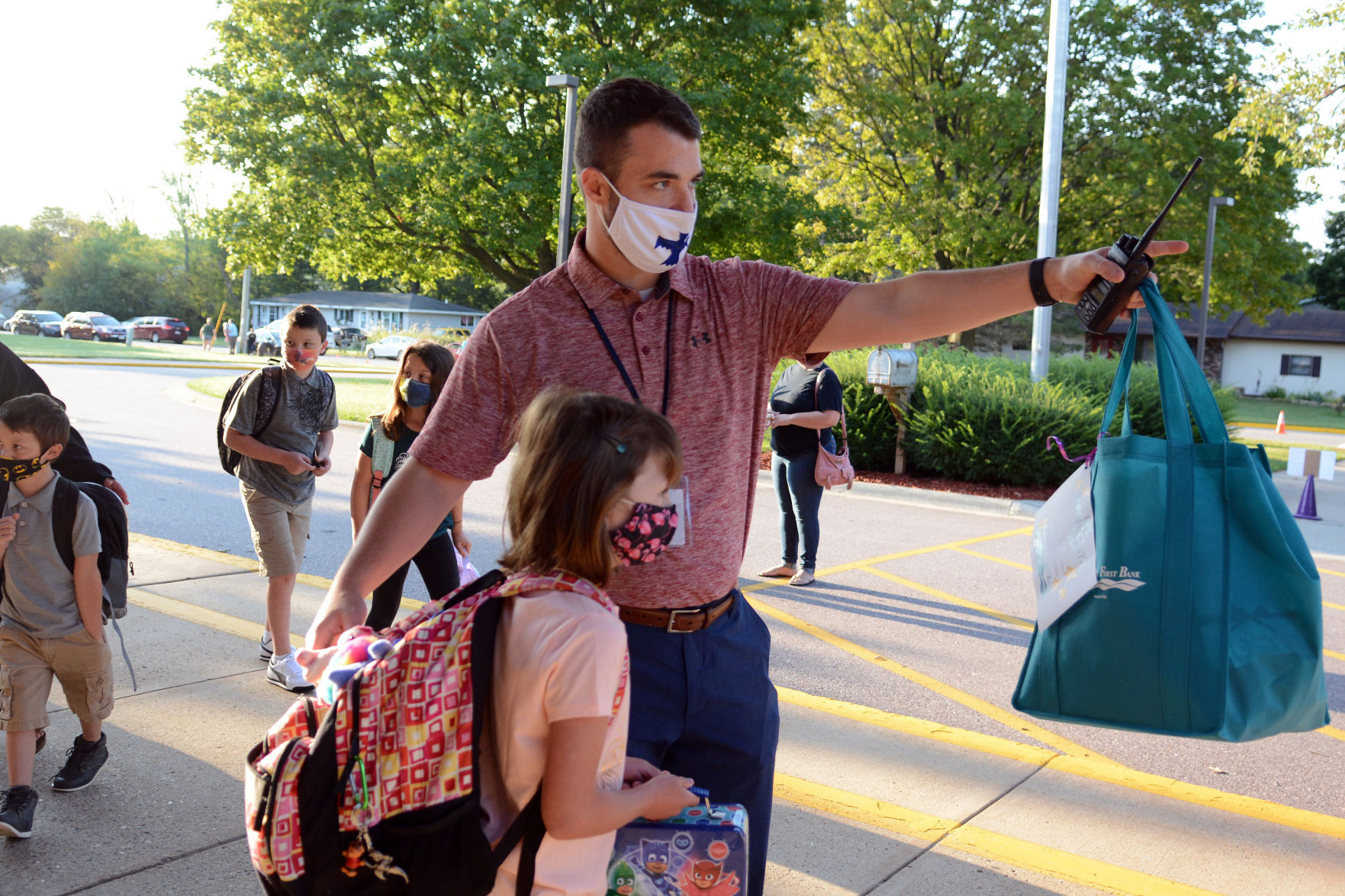 First day of school 2020 in Baraboo